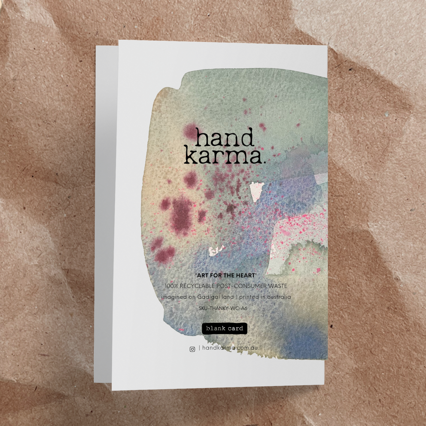 Thank you - Watercolour