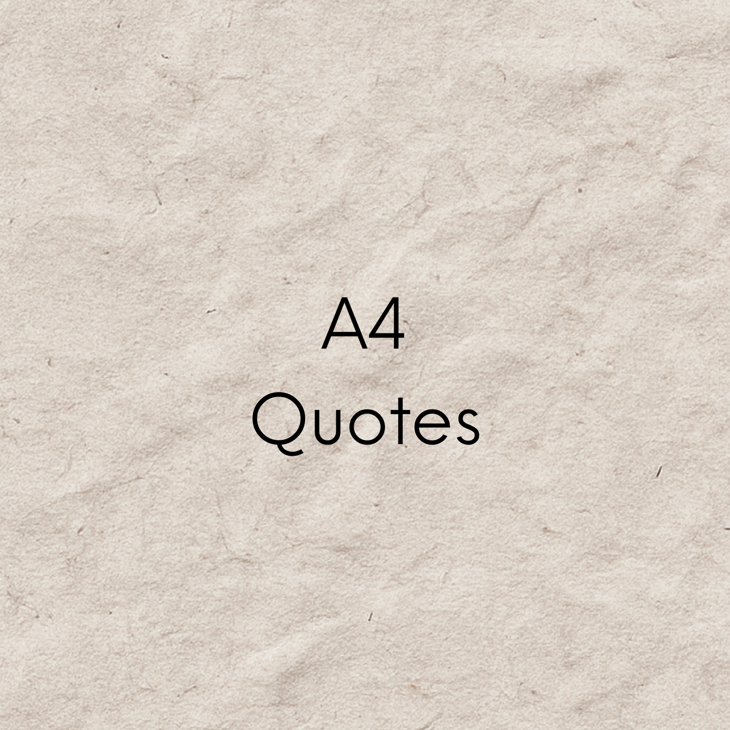 Quote A4- More dogs less people.
