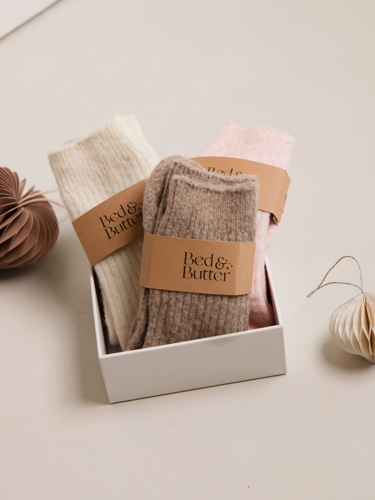 Bed & Butter Socks - Brown