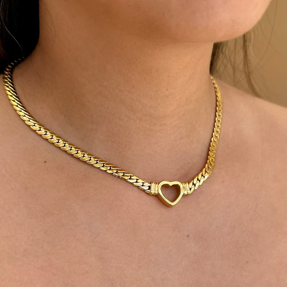 With Love Necklace gold Plated Necklace