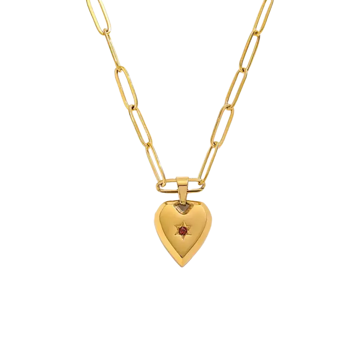Sweetheart Gold Necklace