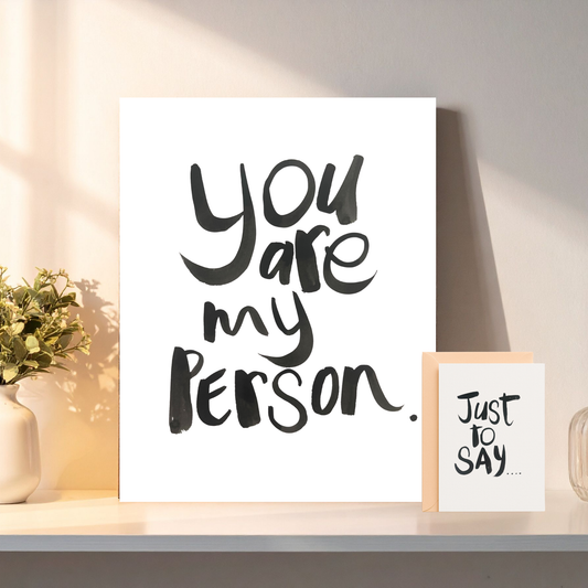 Quote A4- You are my person.