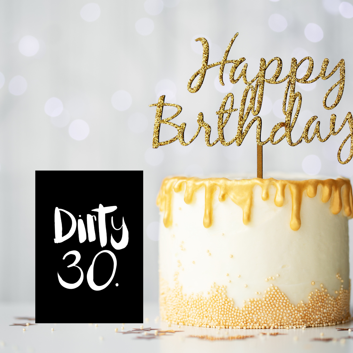 Dirty 30 Birthday Card - Handkarma