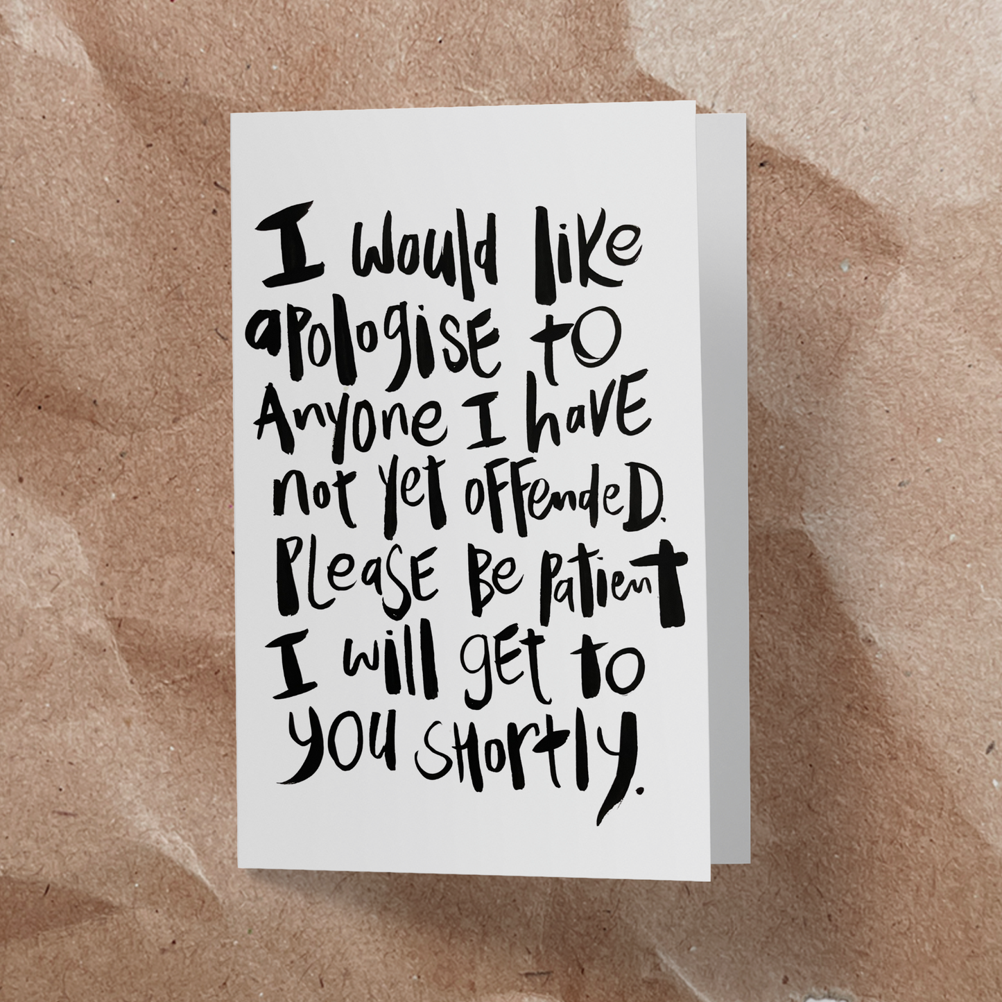 I would like to apologise to anyone I have not yet offended. Please be patient I will get to you shortly.