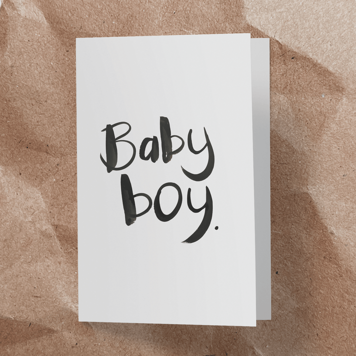 Baby Boy Card - Handkarma