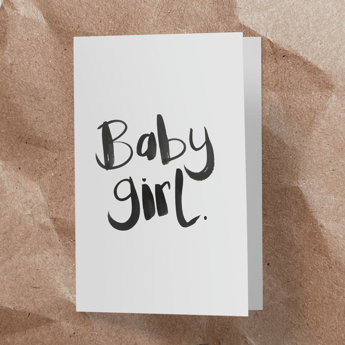 Baby Girl Card - Handkarma
