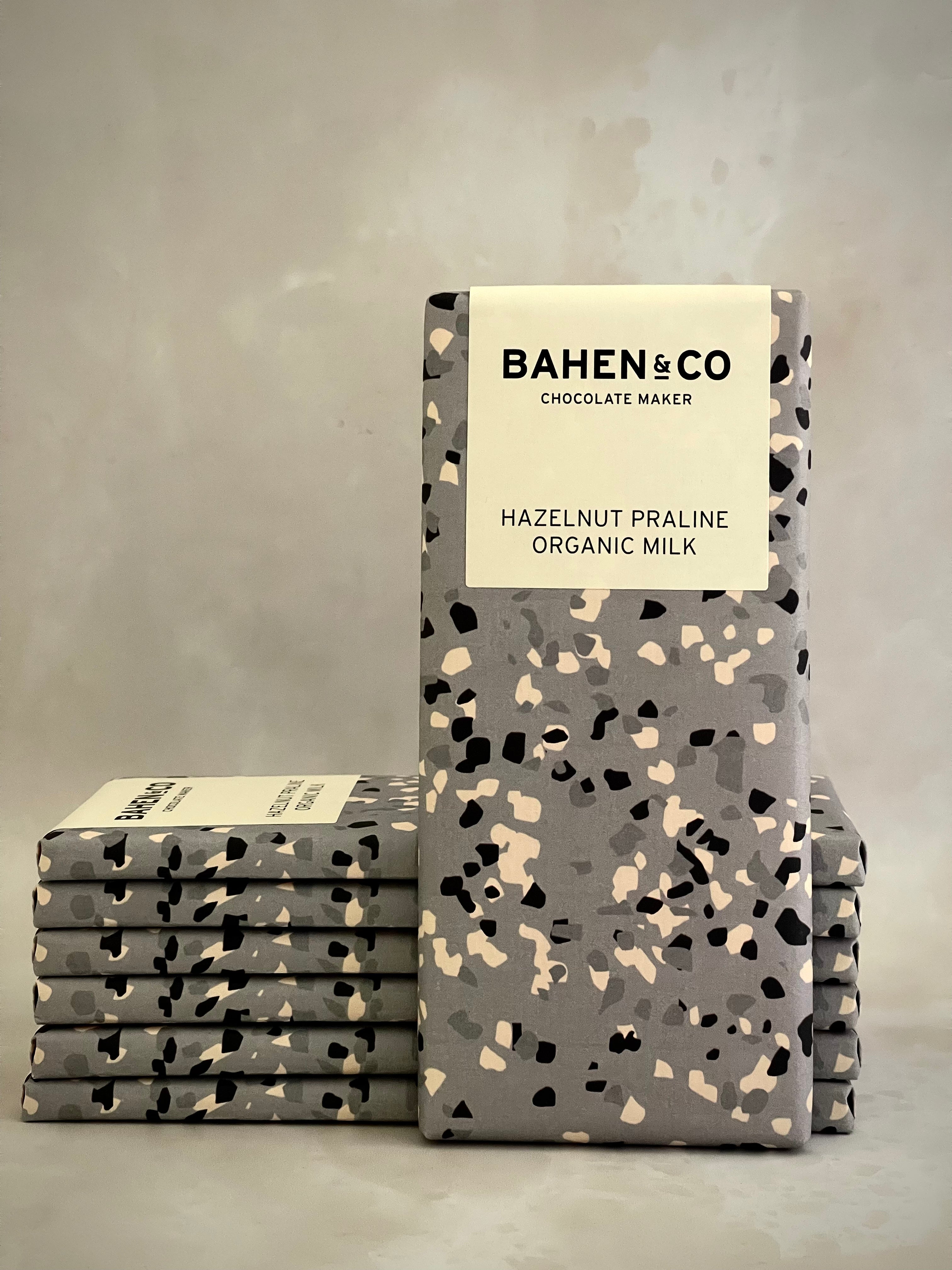 Hazelnut Praline Chocolate Bar - Bahen & Co