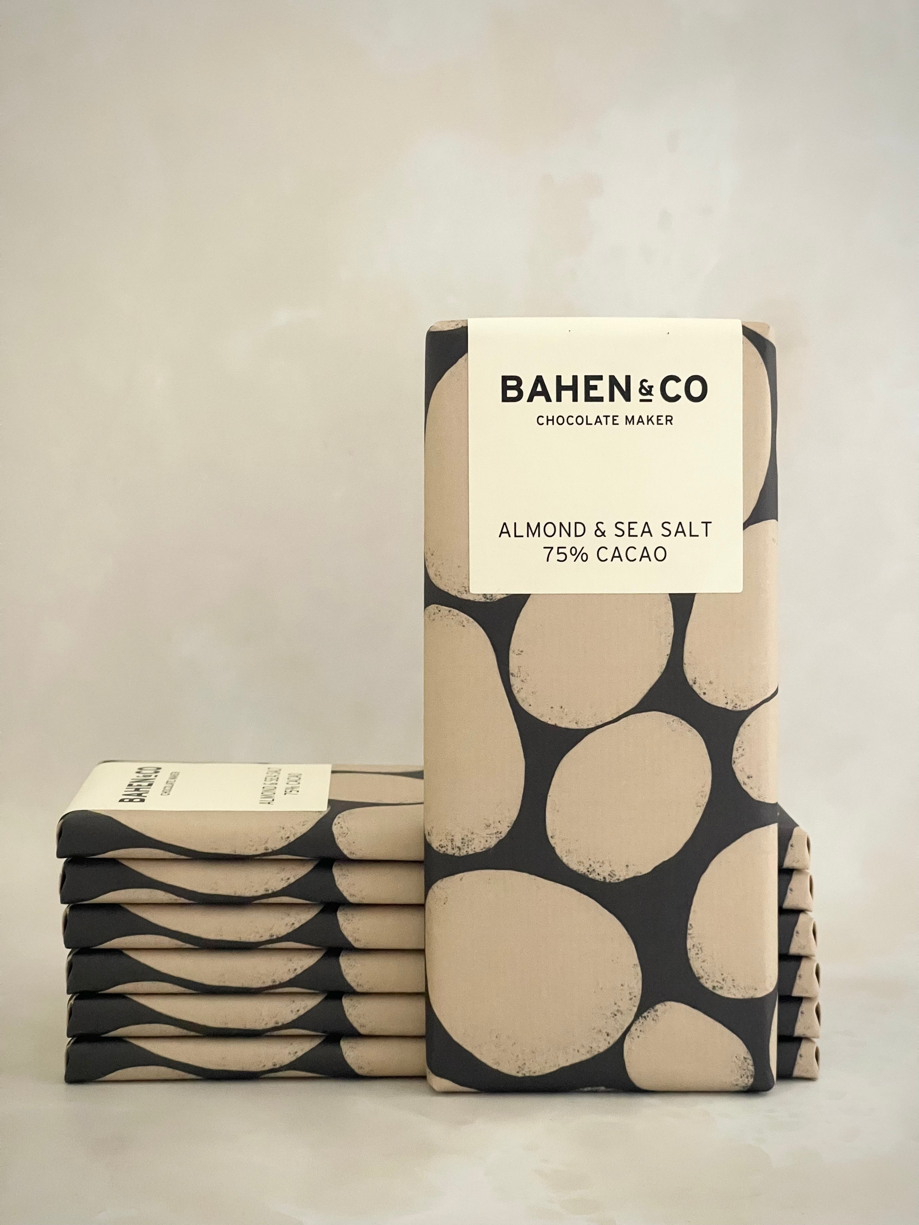 Almond & Sea Salt Chocolate Bar - Bahen & Co