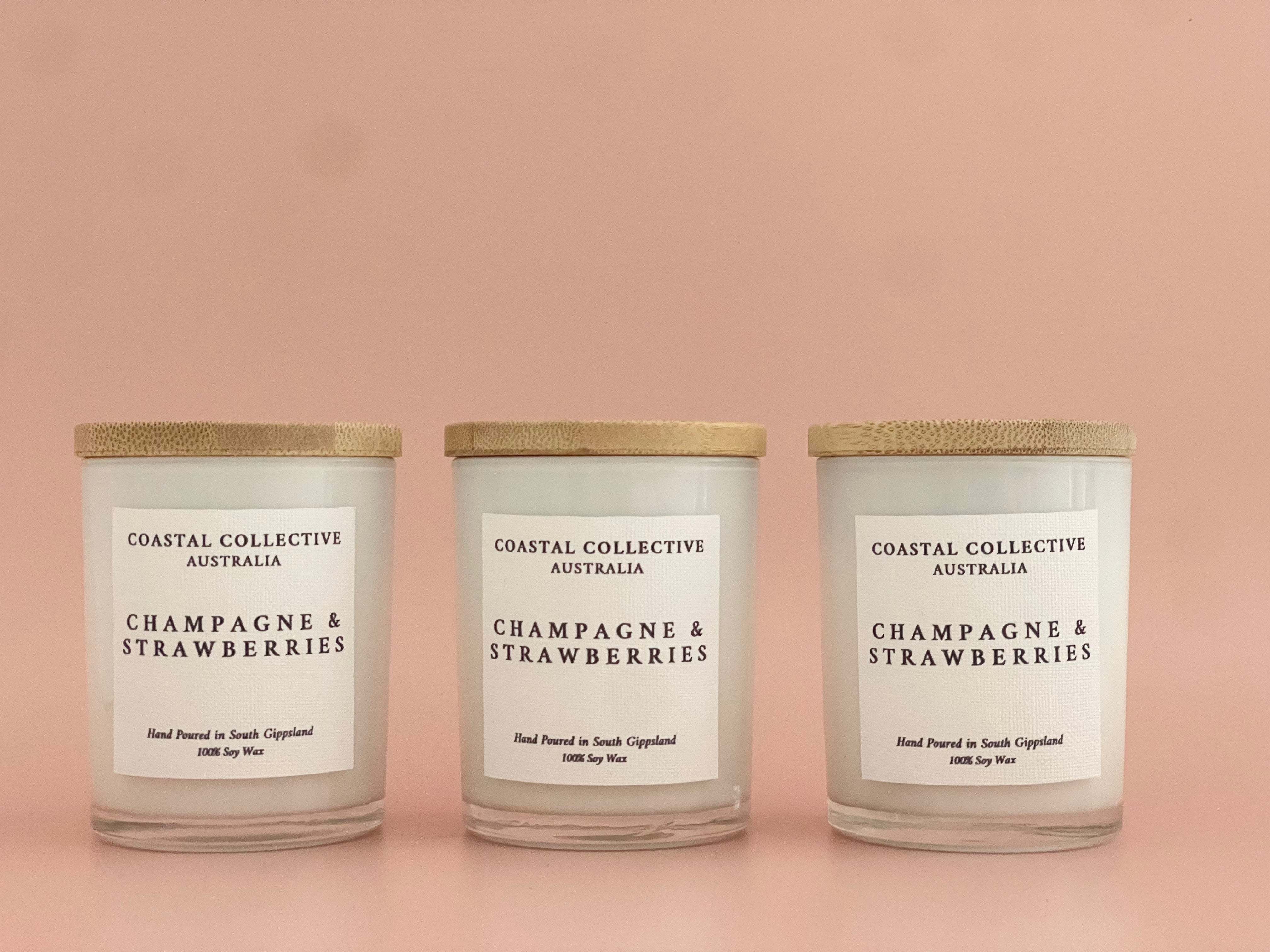 Mini Candle - Champagne & Strawberries