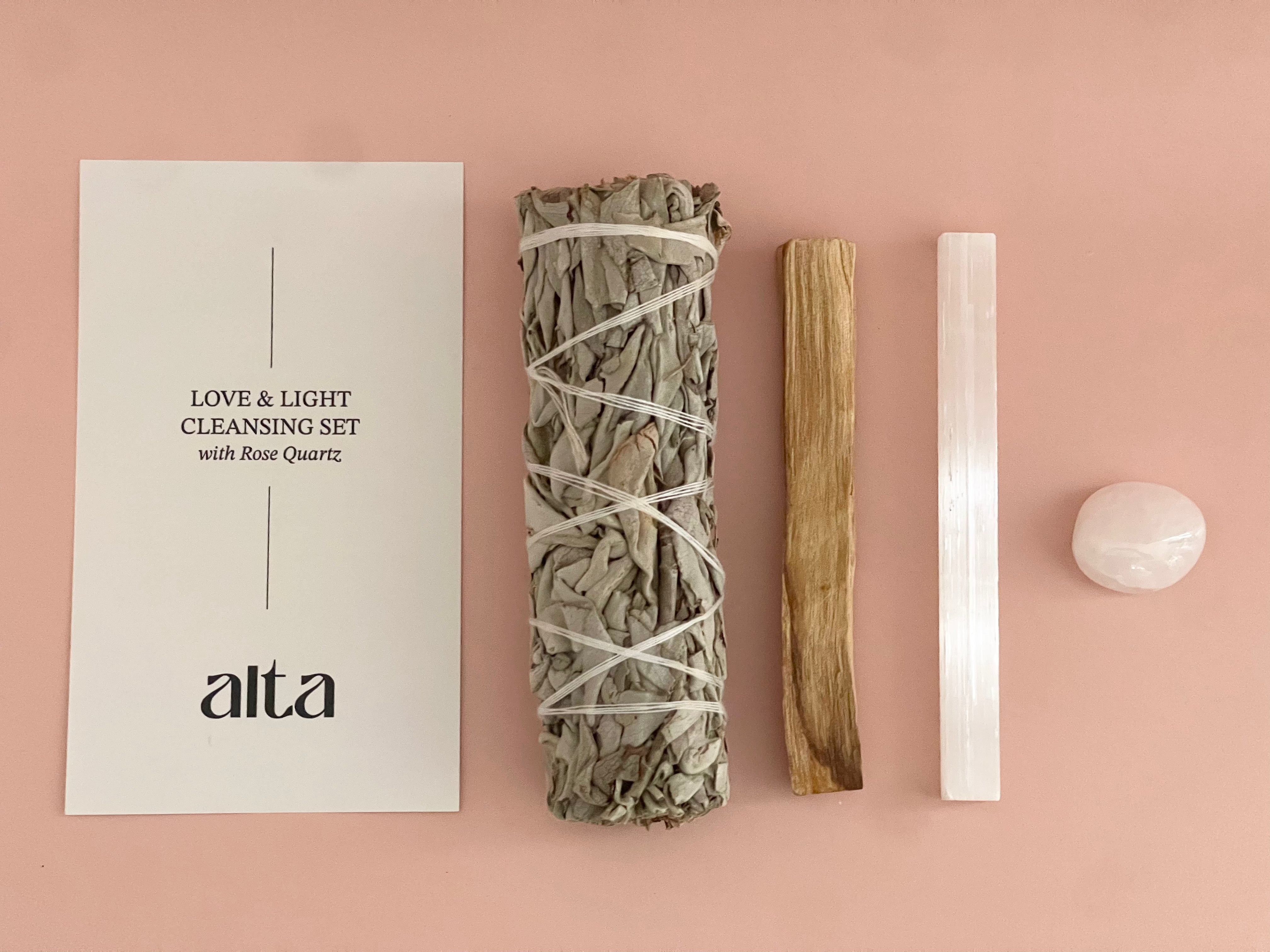 Love & Light Smudge Kit.