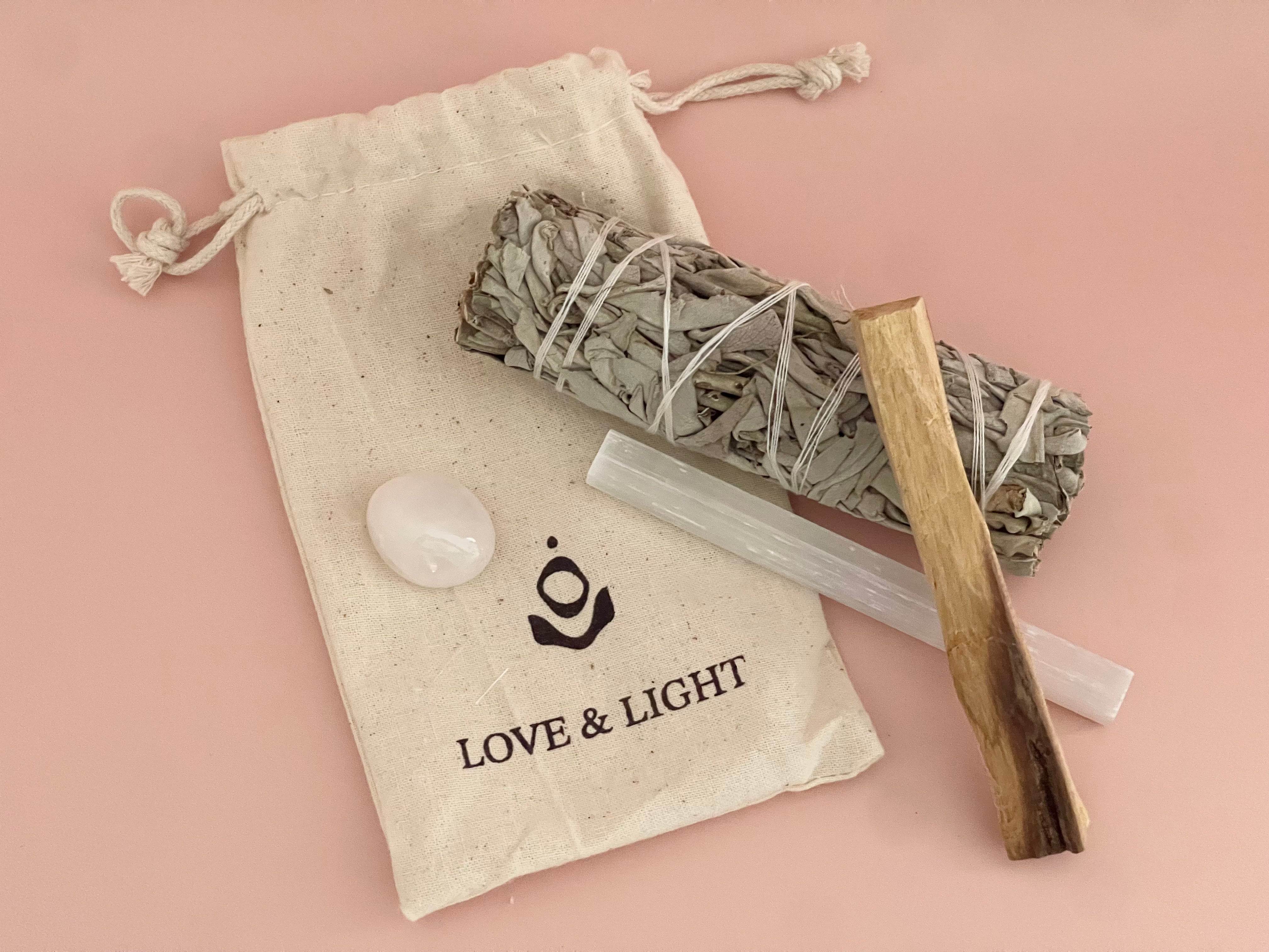 Love & Light Smudge Kit.