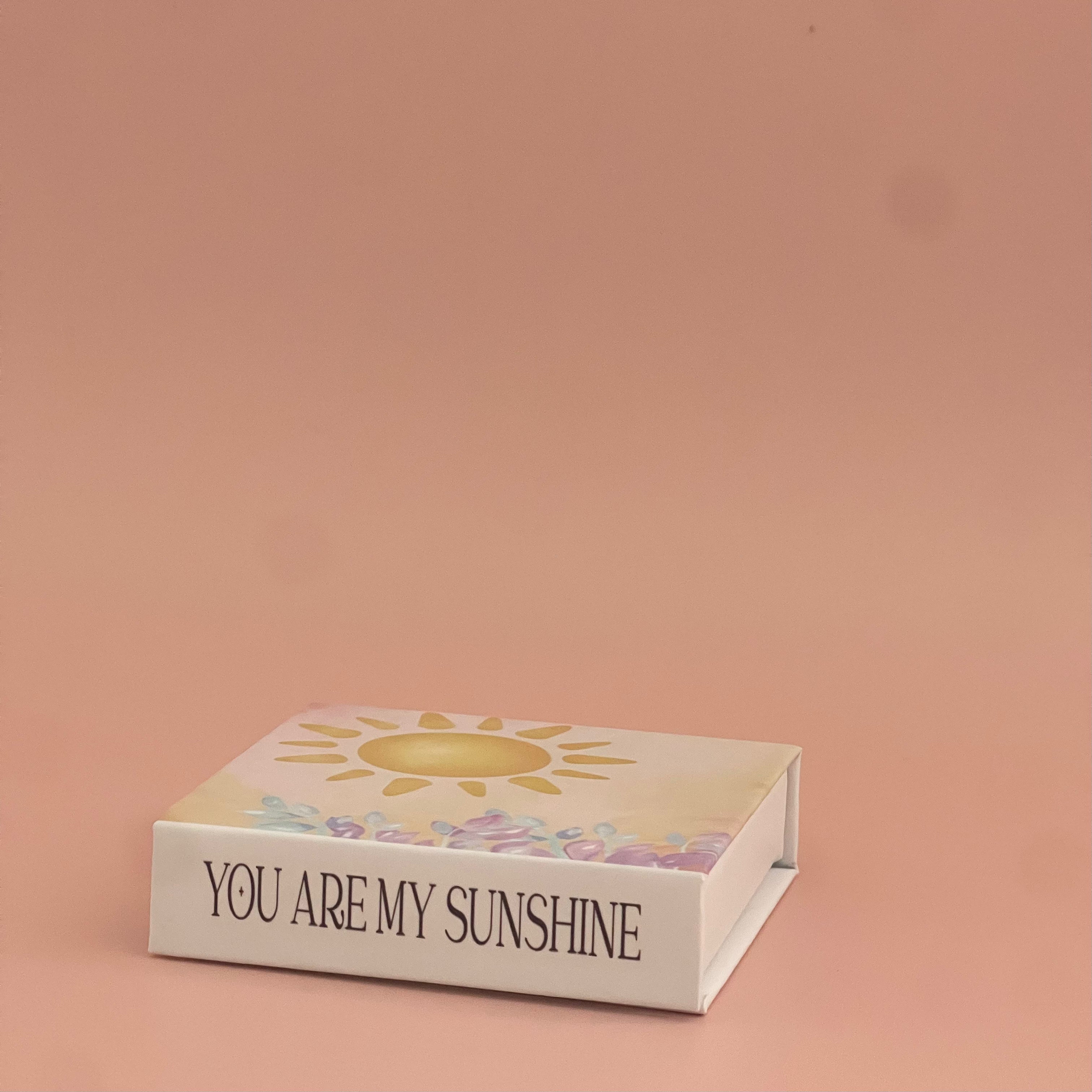 You are my sunshine - Yellow Jade Crystal Gift Box