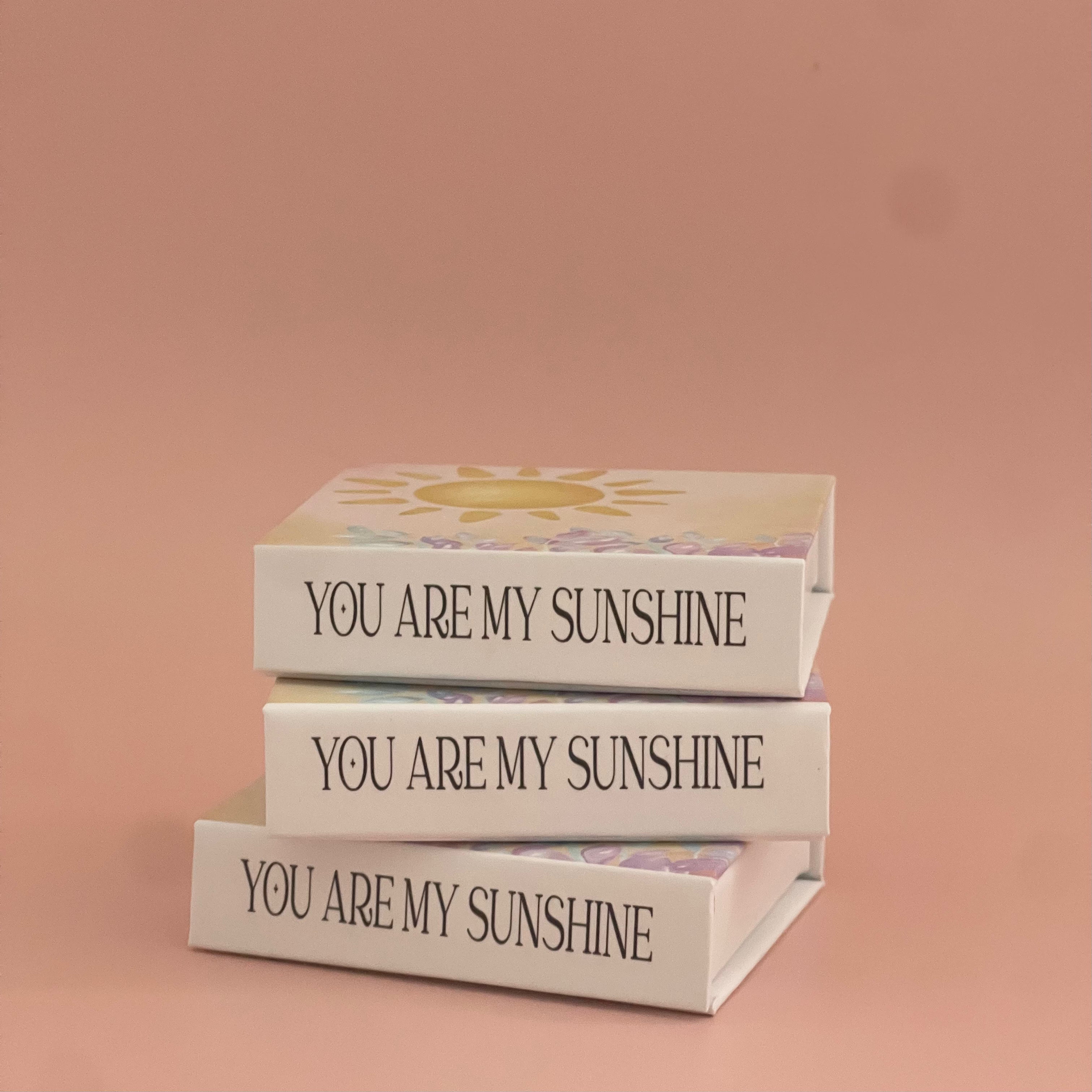 You are my sunshine - Yellow Jade Crystal Gift Box