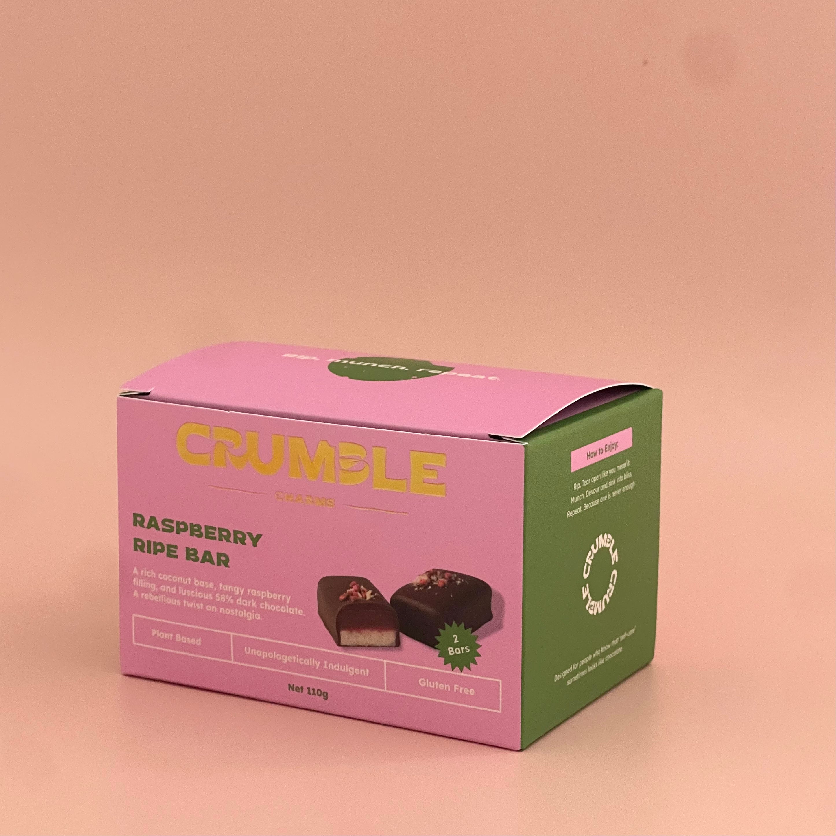 Raspberry Ripe Bars- 2 Pack