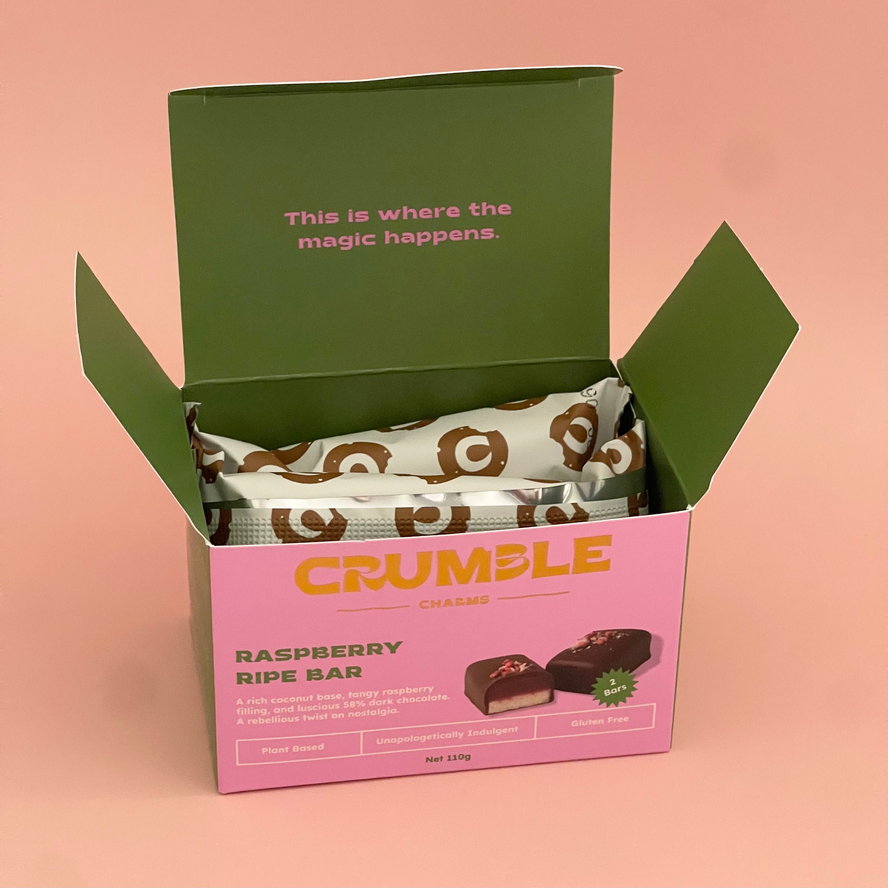 Raspberry Ripe Bars- 2 Pack