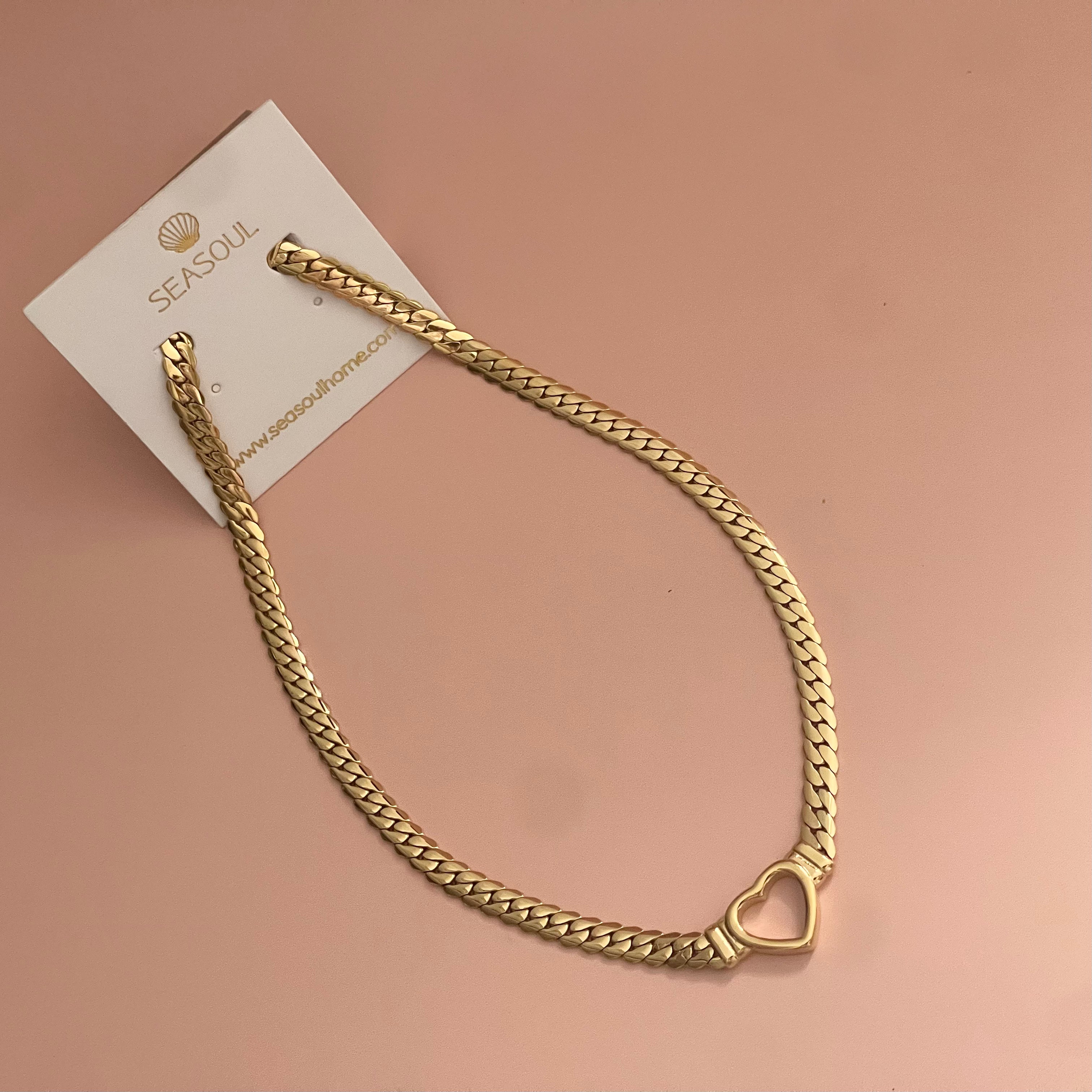 With Love Necklace gold Plated Necklace