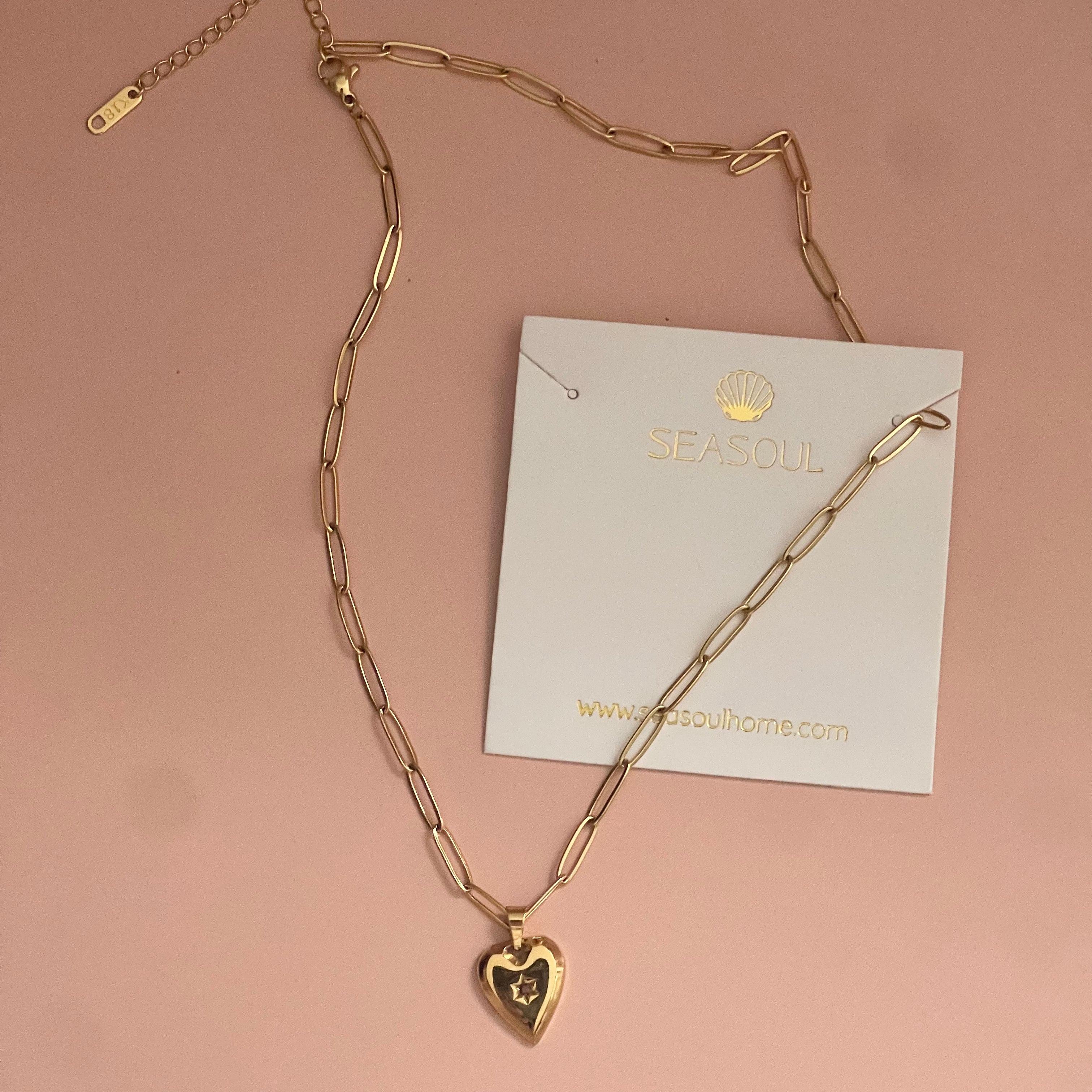 Sweetheart Gold Necklace