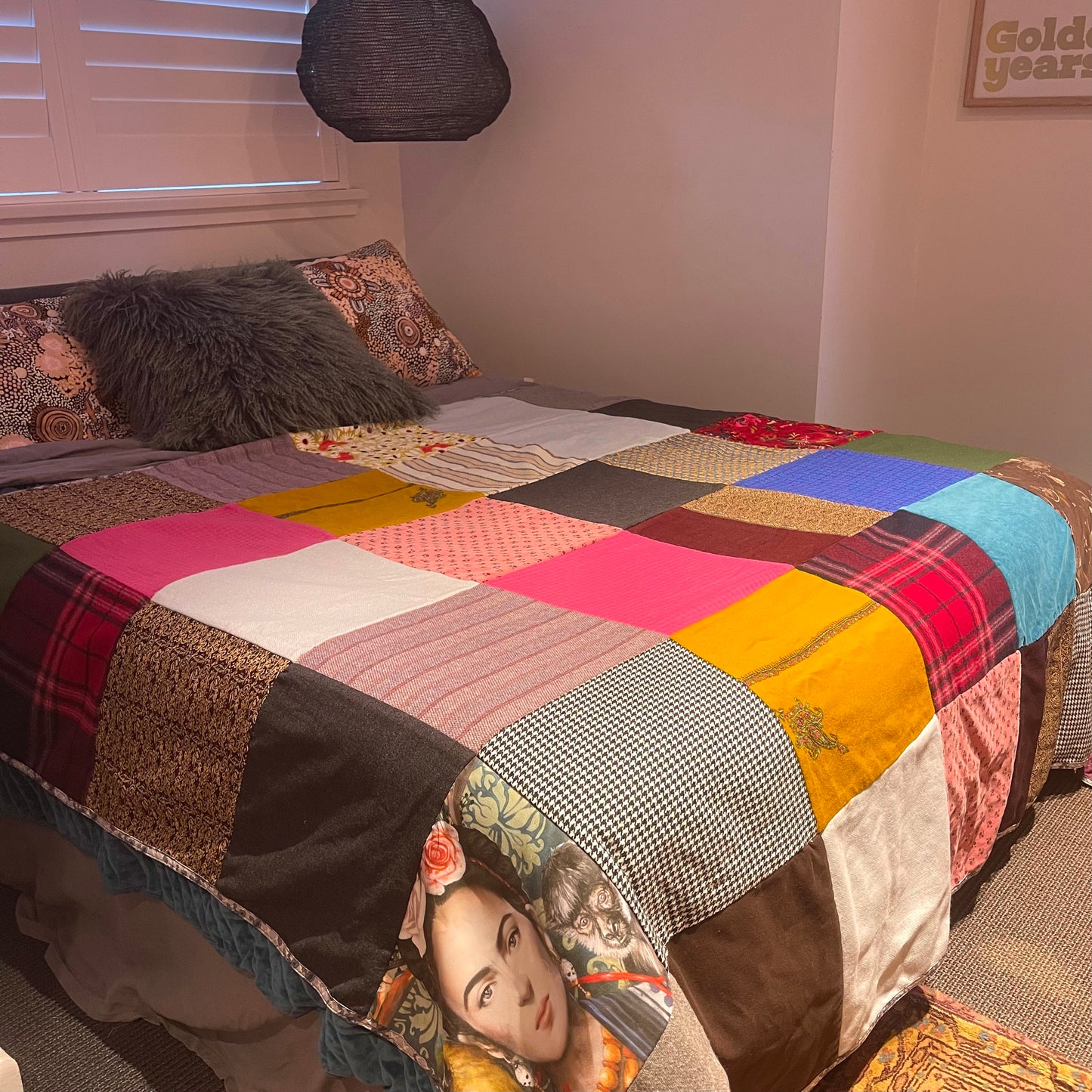 The Patchwork story throw - "Lola"