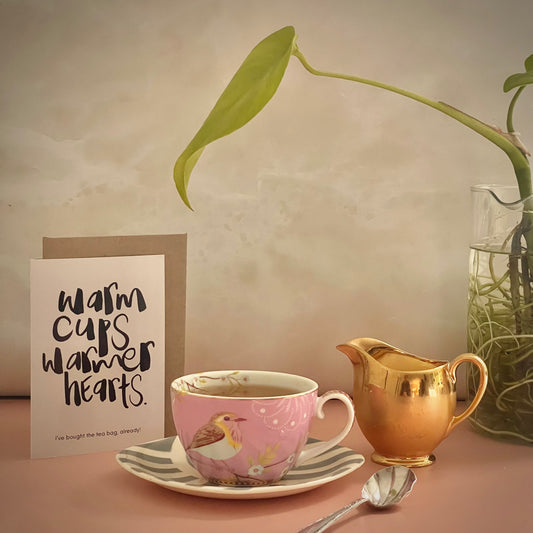 Warm cups warmer hearts.
