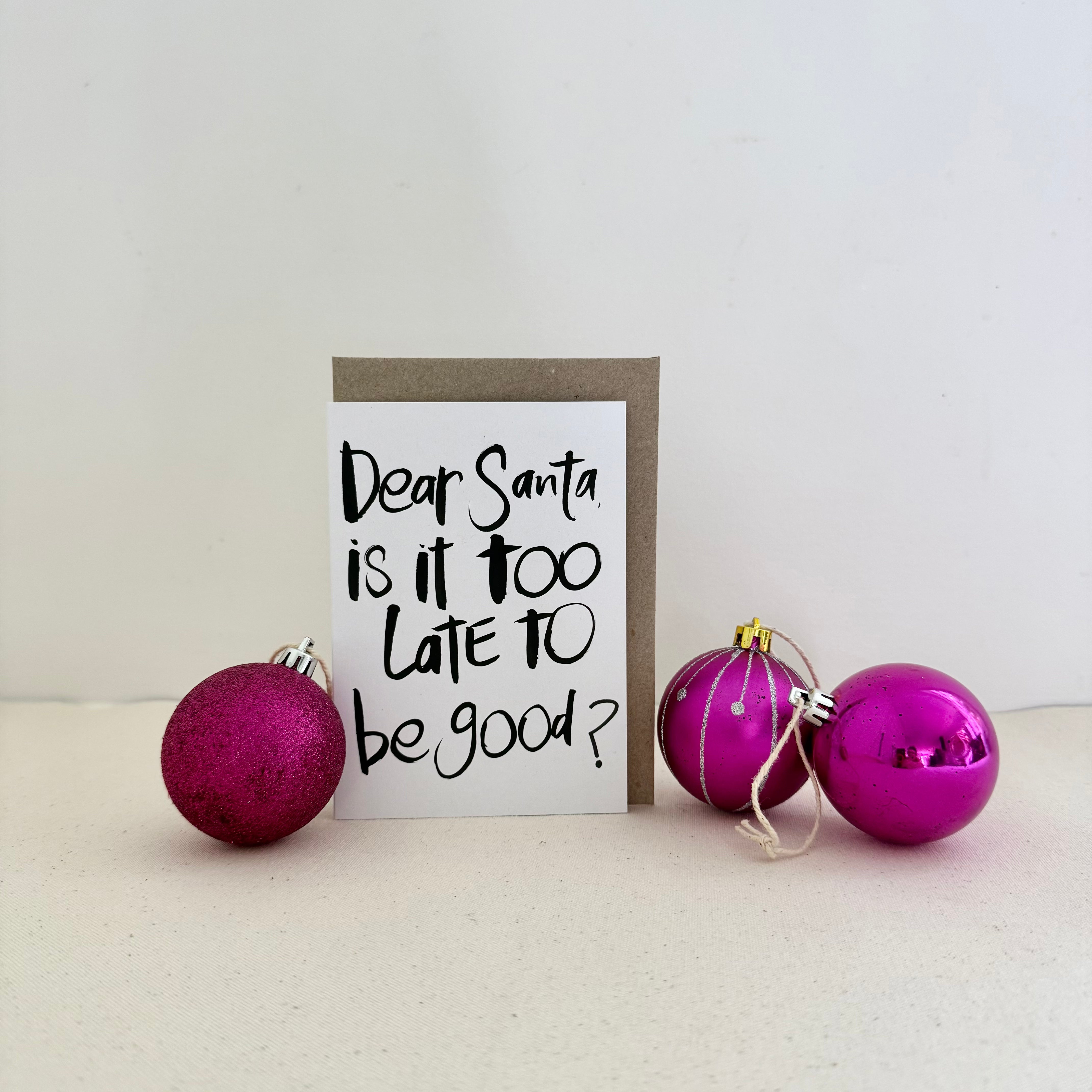 Dear Santa Card - Handkarma
