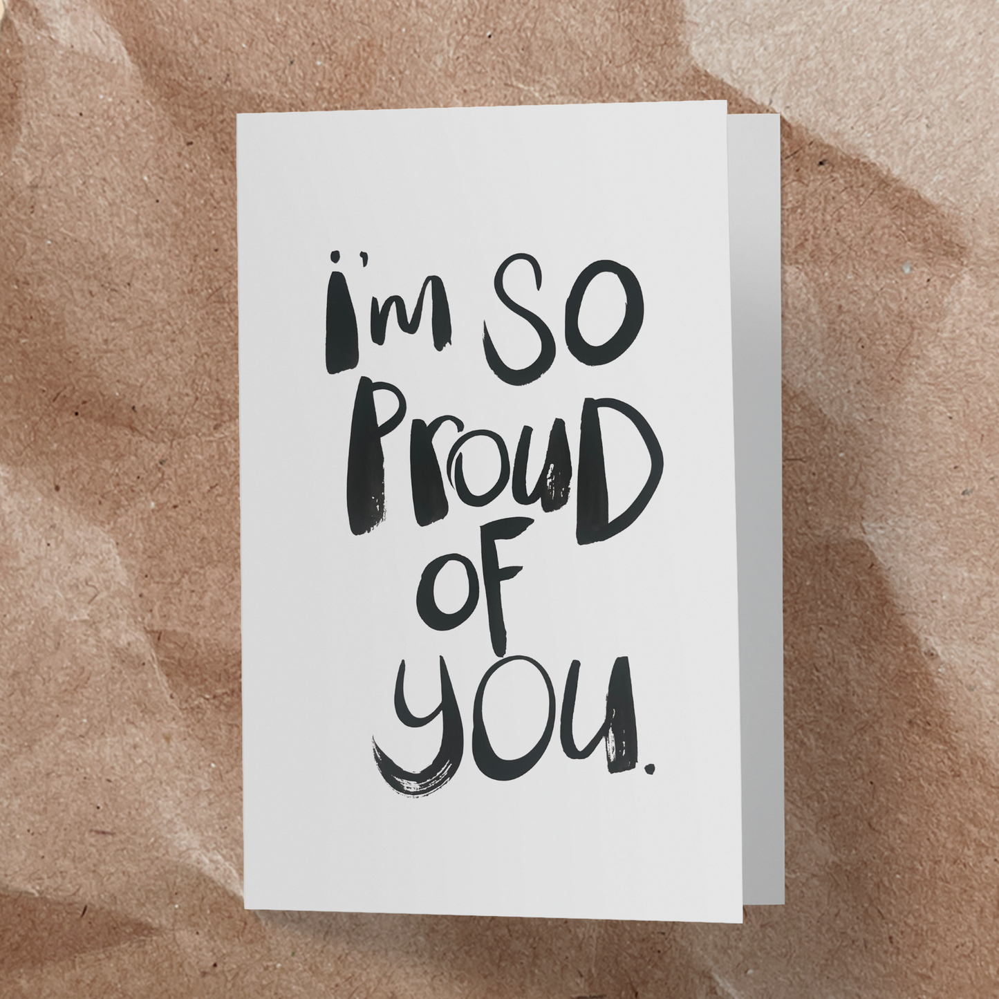 I'm so proud of you.