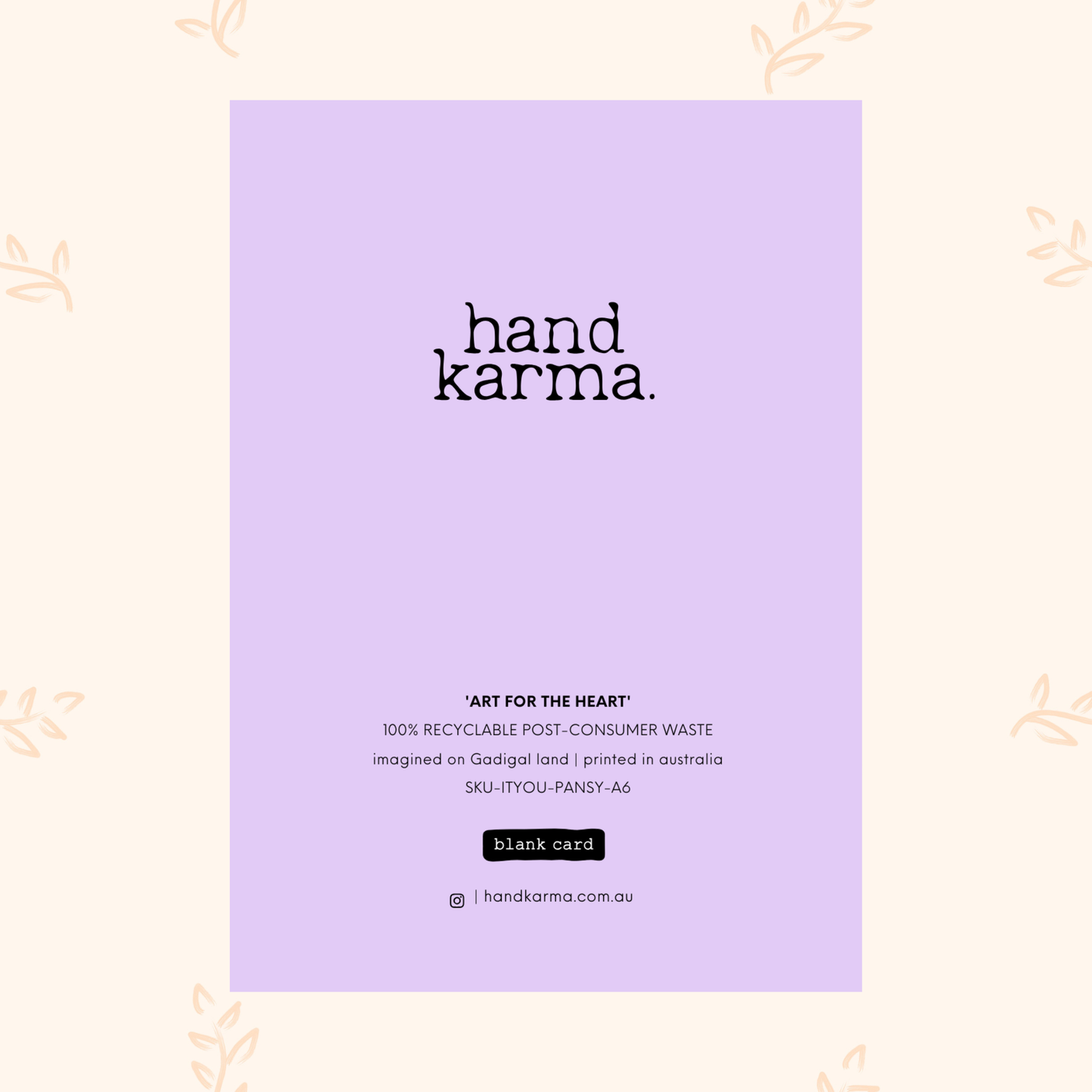 I Treasure you-PANSY