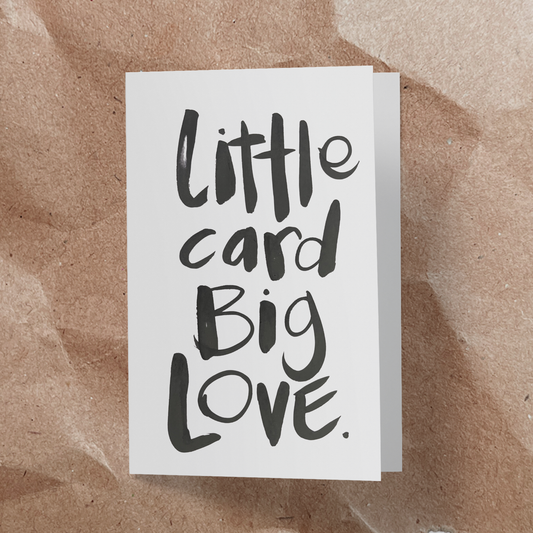 Little card big love