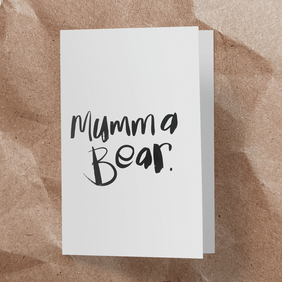 Mumma Bear Card - Handkarma