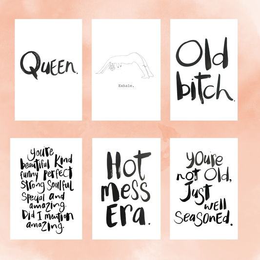 For your Menopausal Hot Friend Bundle -6 Cards & Free Shipping
