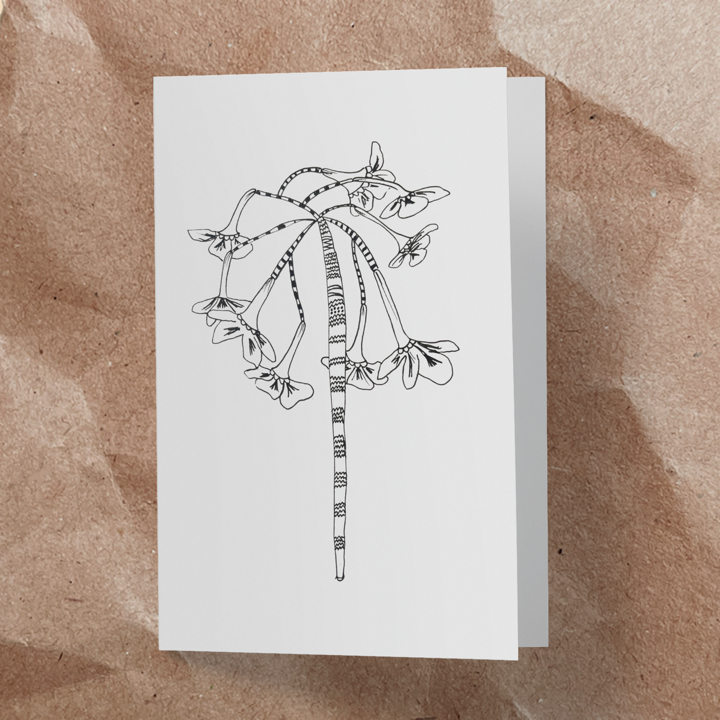 'Flower Wall' wrapping paper.