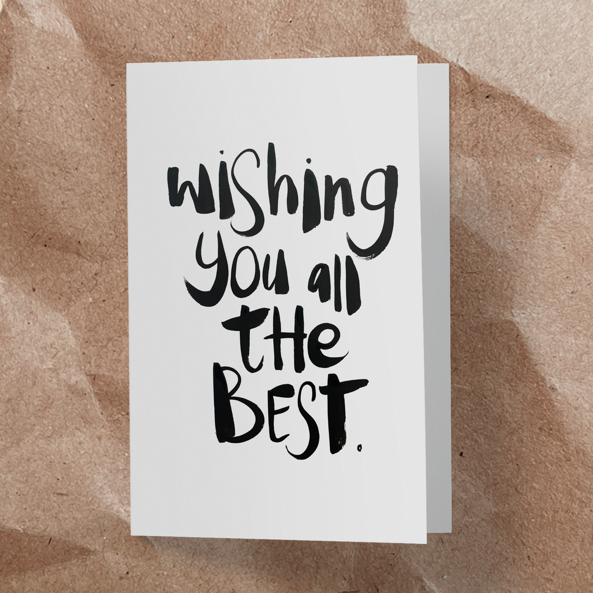 Wishing you all the best Card - Handkarma