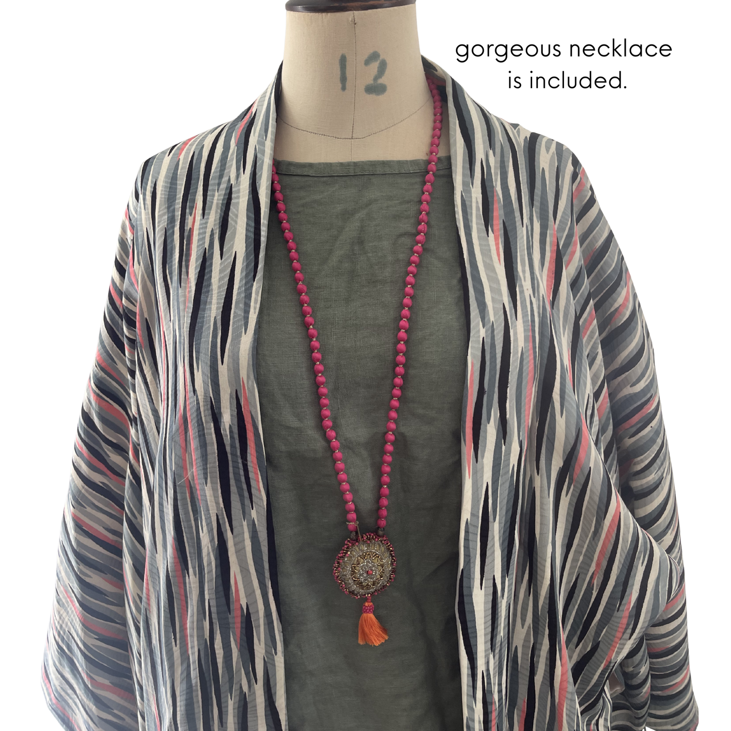 Kimono-Vintage upcycled.