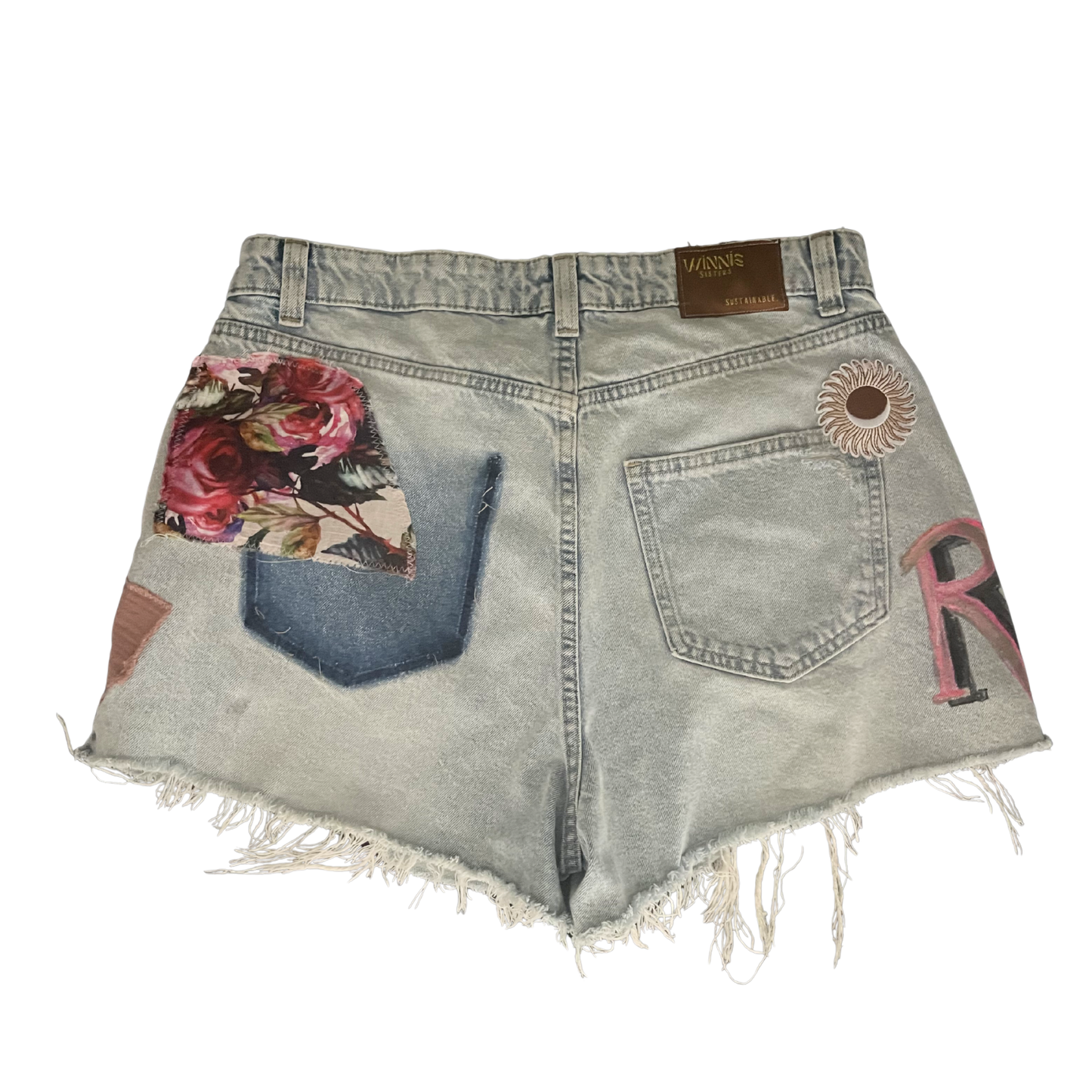 Upcycled Denim Shorts
