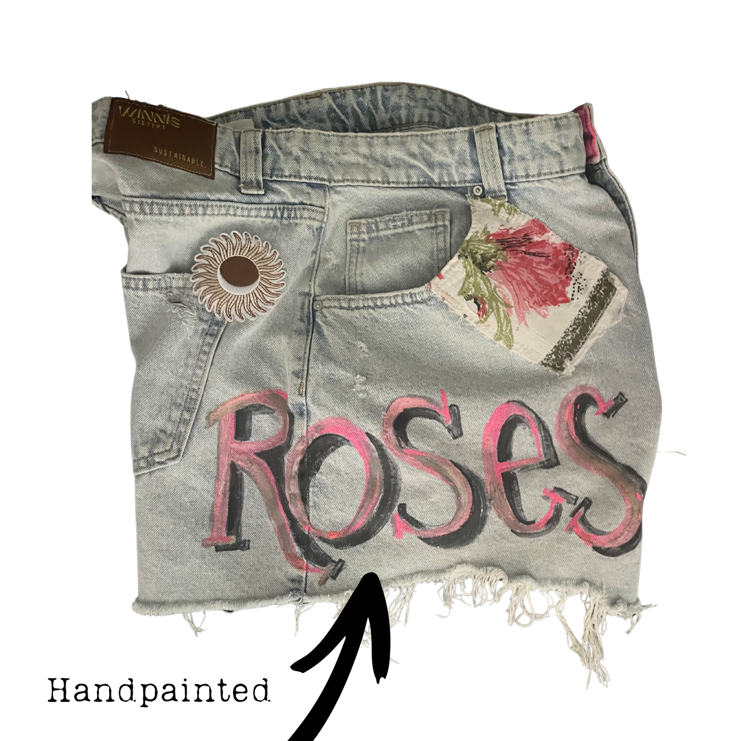 Upcycled Denim Shorts