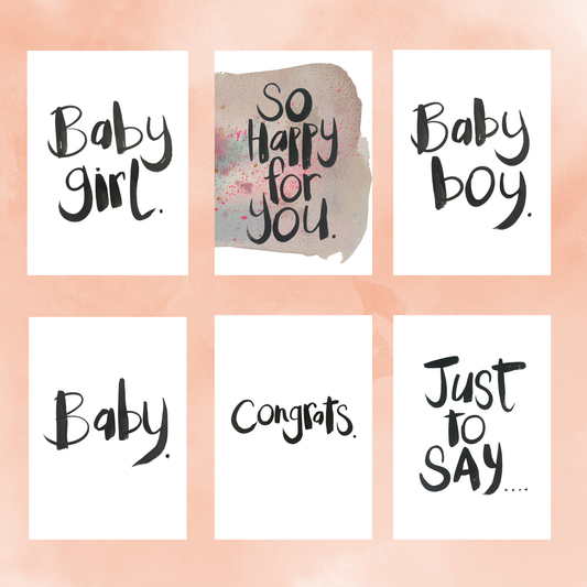 Baby Bundle - 6 Cards & Free Shipping