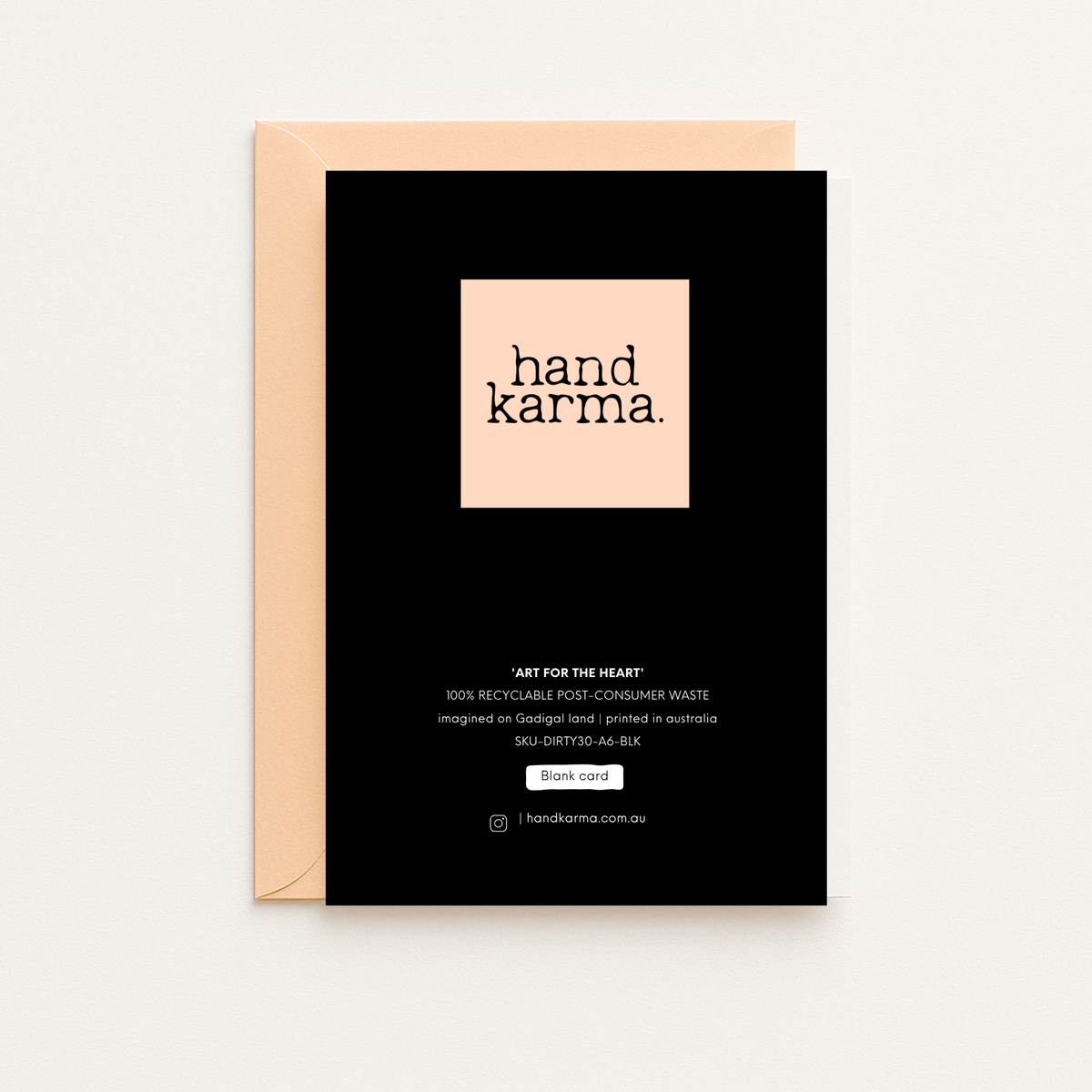 Dirty 30 Birthday Card - Handkarma
