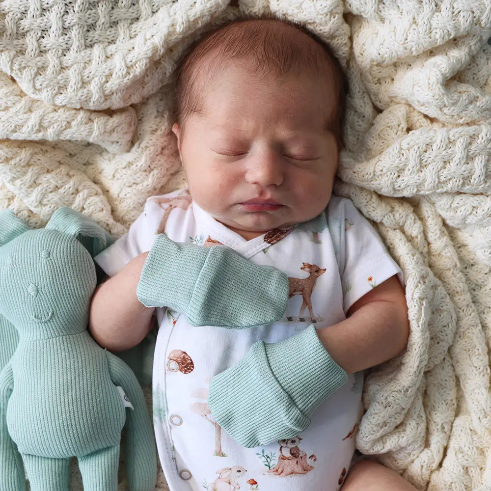 Baby Mittens - Sage