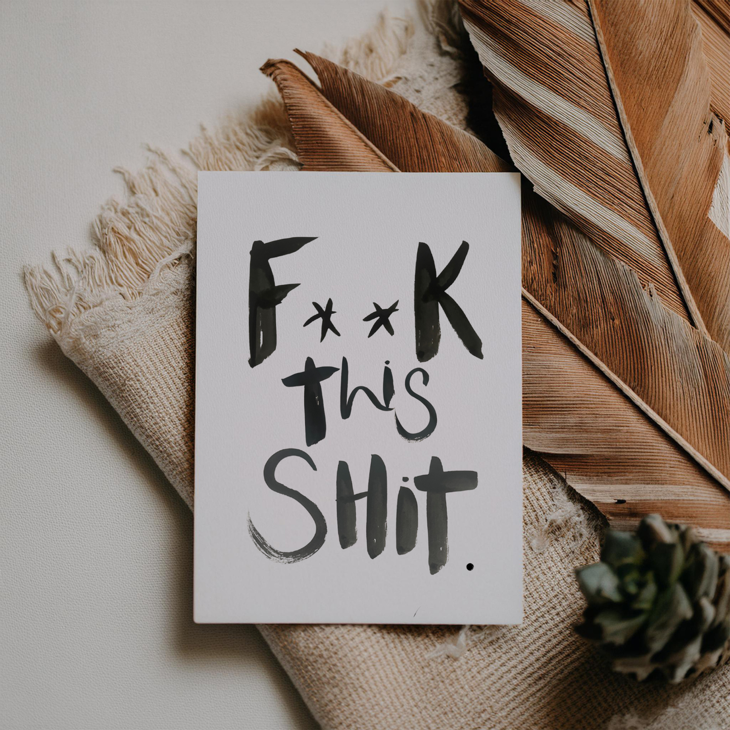 F**k this shit