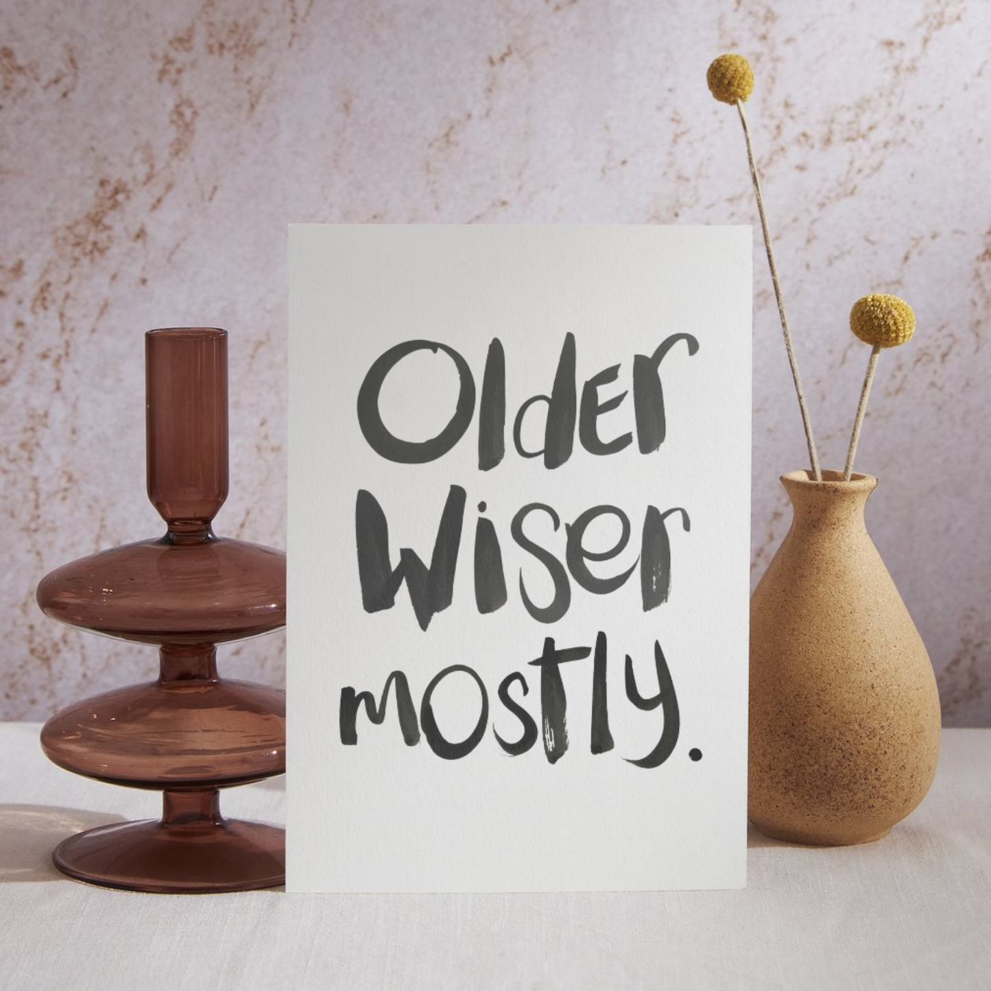 Older, wiser, mostly.
