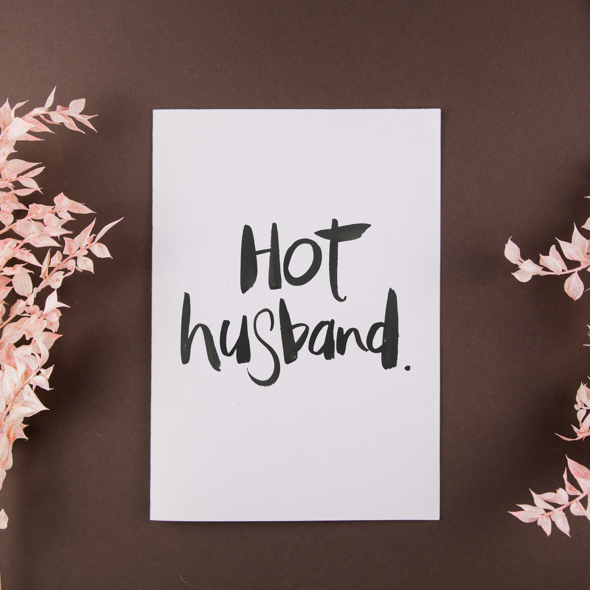 Hot Husband card - Handkarma