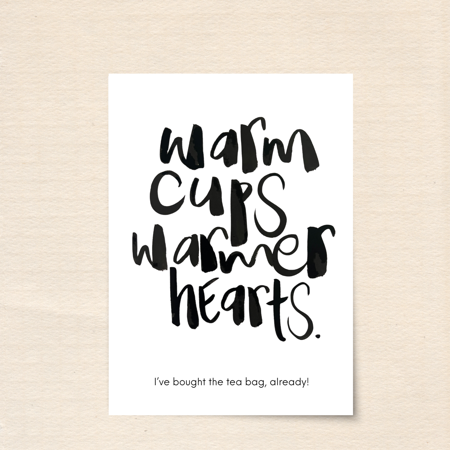 Warm cups warmer hearts.