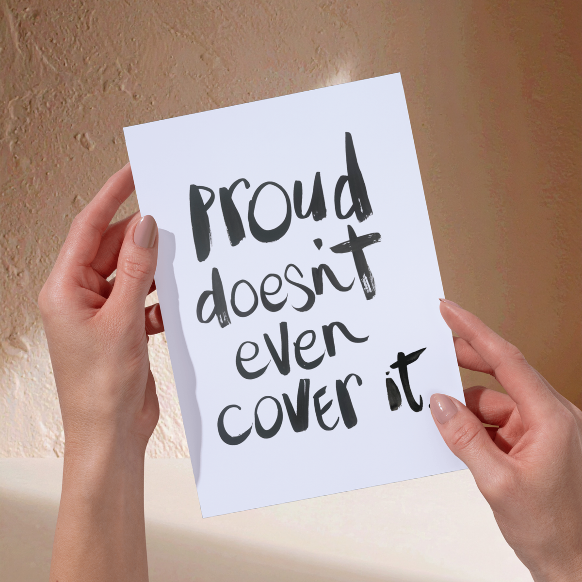 Proud doesn't even cover it Card - Handkarma