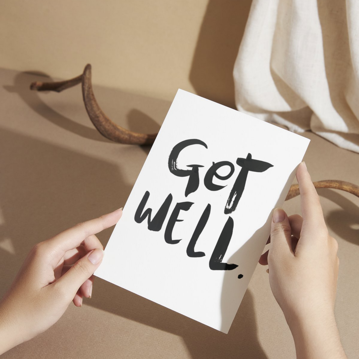 Get Well Card - Handkarma