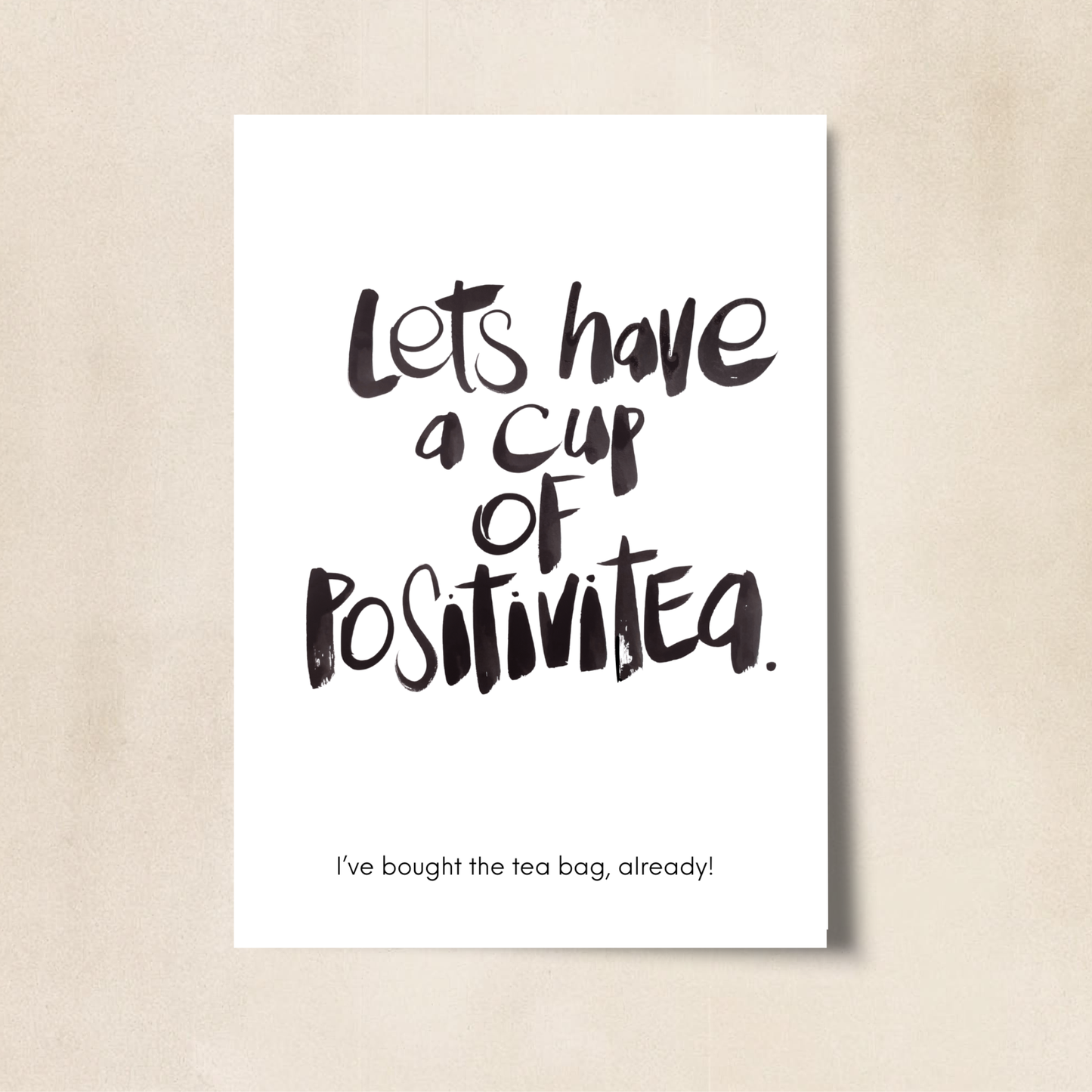 Tea and Kind Words Bundle- 6 Cards & Free Shipping